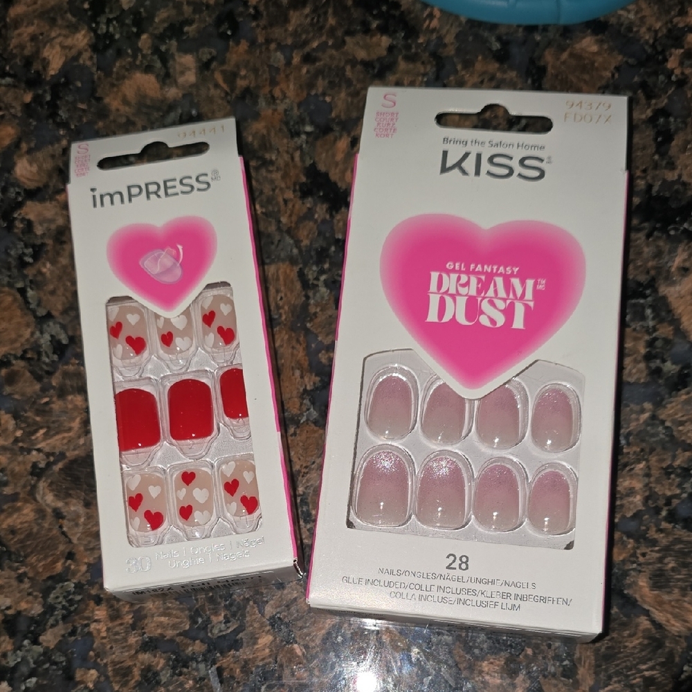 imPRESS and KISS Nail Sets